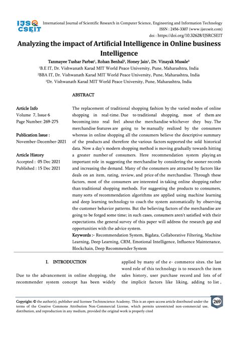Analyzing the Impact of AI in Research and Documentation