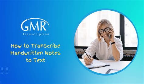 Transcribing Handwritten Notes: Is AI the Solution?