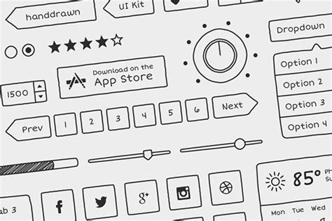 The Appeal of Sketchy, Hand-Drawn UI Elements: More Than Just a Mockup Tool