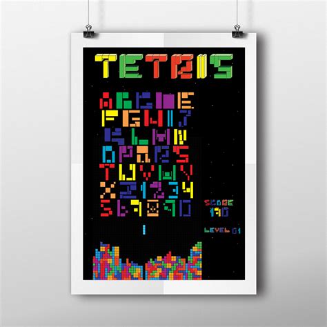 Unendo Tetris e Tipografia: Un Connubio Innovativo e Interattivo