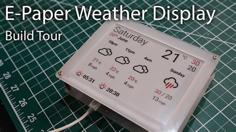 E-Paper Weather Display with 7 Colors: A Modern Hobbyist’s Dream